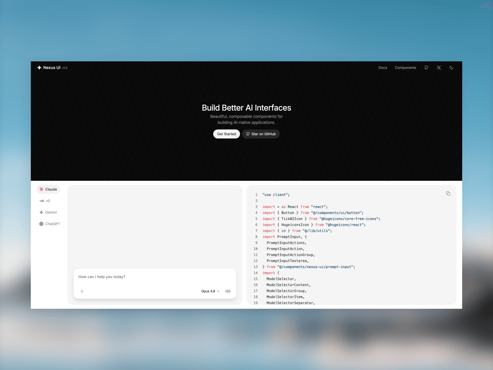 Nexus UI project cover